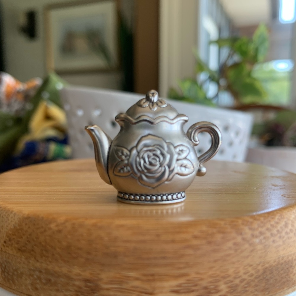 Hallmark Miniature Pewter Teapot